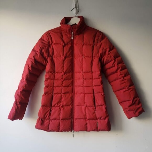 Vintage Moncler Red Square Quilted Puffer Jacket Coat - Picture 5 of 11